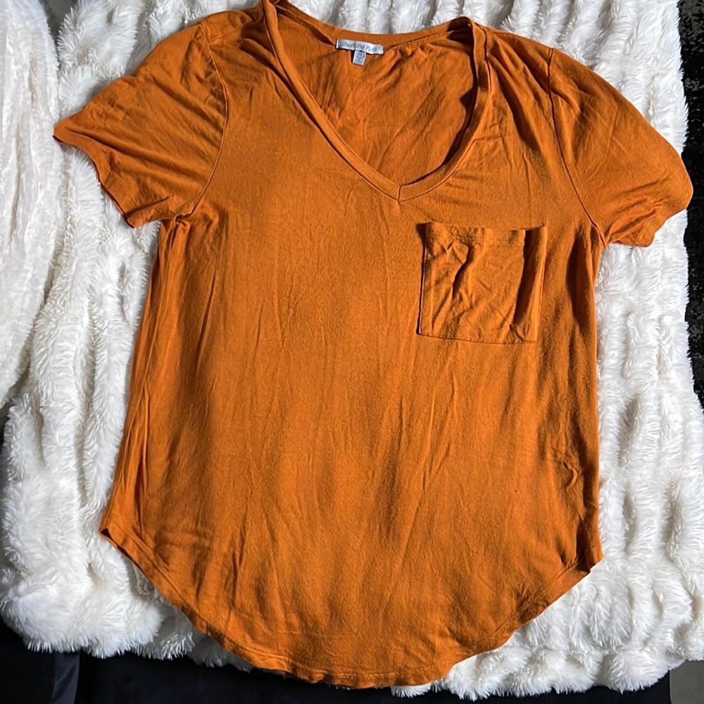 NEW Women’s Charlotte Russe Top Orange Medium